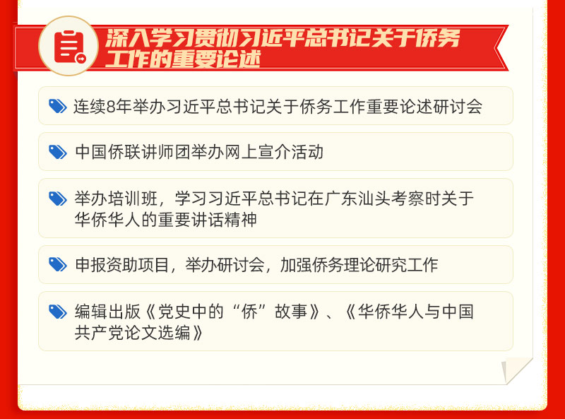 2021年中国侨联主要工作回顾