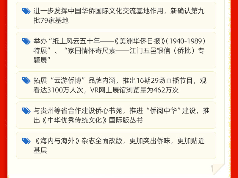 2021年中国侨联主要工作回顾